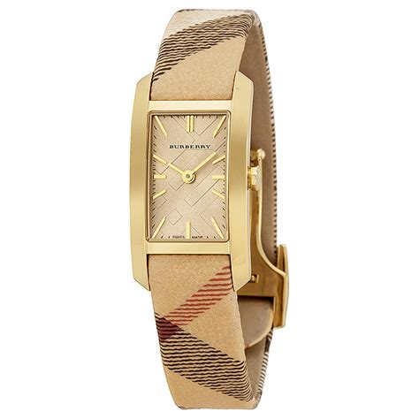 burberry gold watch women's|Burberry pioneer gold dial.